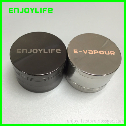 Enjoylife Dry Herb Metal Grinder for Glass Smoking Waterpipe, Zinc or Aluminum Herb Grinder for Vaporizer